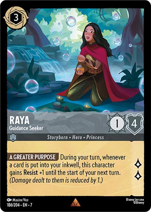 Raya, Guidance Seeker 186/204 (Archazia's Island)  - Cold Foil