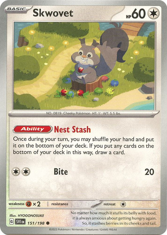 Skwovet 151/198 (SV01: Scarlet & Violet Base Set) 