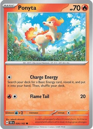 Ponyta 026/162  SV05 Temporal Forces - Common