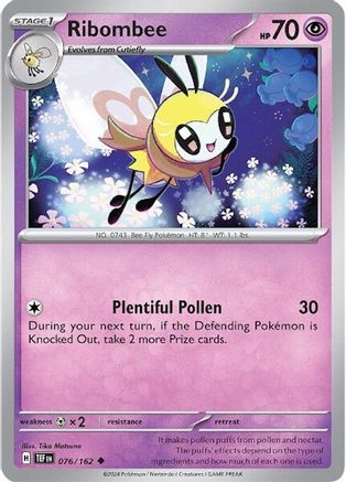 Ribombee 076/162  SV05 Temporal Forces - Uncommon