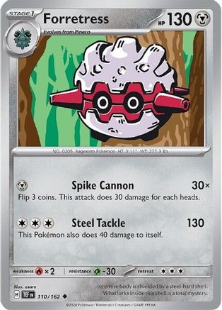 Forretress 110/162  SV05 Temporal Forces - Uncommon