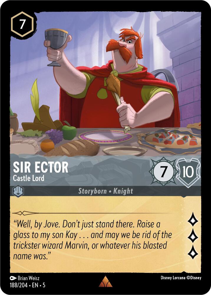 Sir Ector, Castle Lord 188/204 (Shimmering Skies) 