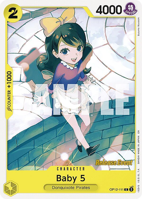 Baby 5 111 OP12-111 (Legacy of the Master Release Event Cards) 