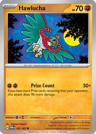 Hawlucha 107/167  SV06 Twilight Masquerade - Common