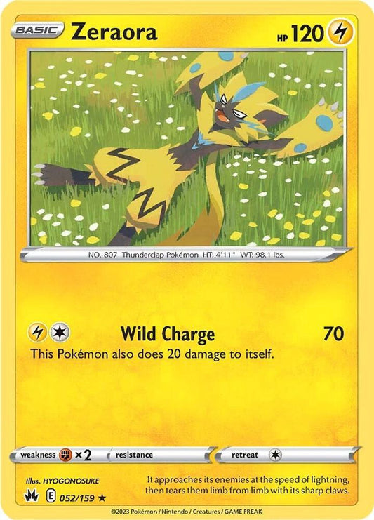 Zeraora 052/159 (Crown Zenith) 