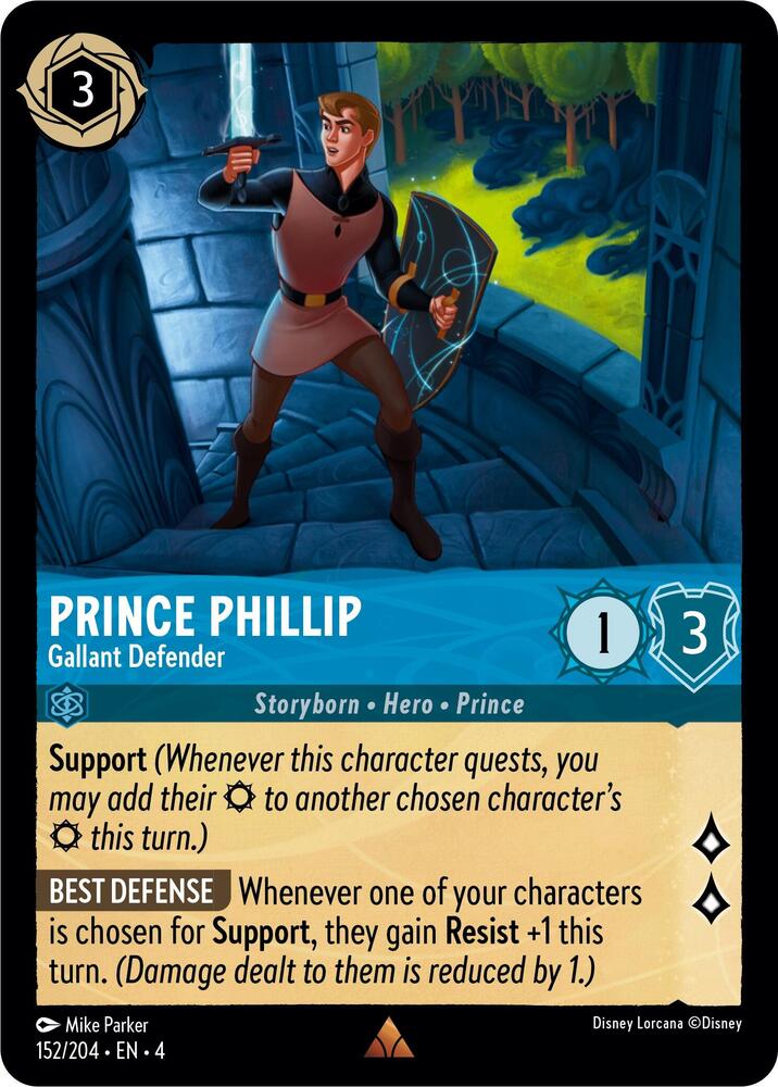Prince Phillip Gallant Defender 152/204 (Ursula's Return) 