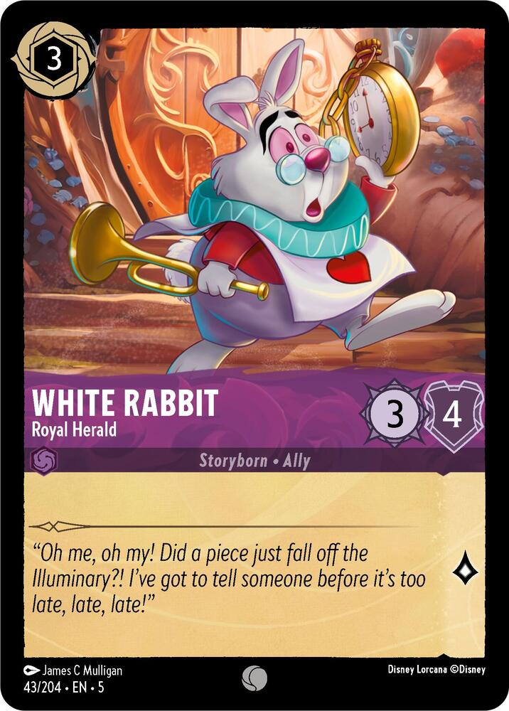White Rabbit, Royal Herald 43/204 (Shimmering Skies) 