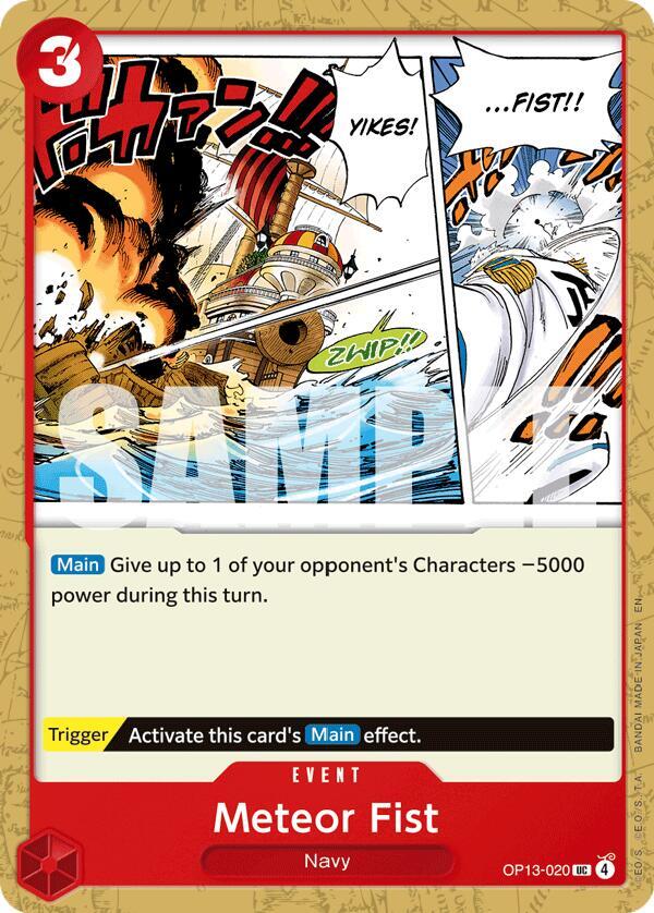 Meteor Fist OP13-020 (Carrying On His Will) 
