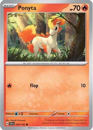 Ponyta 019/142  SV07 Stellar Crown - Common