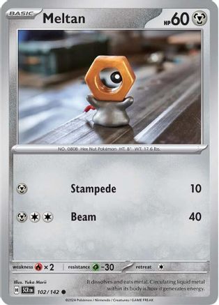 Meltan 102/142  SV07 Stellar Crown - Common