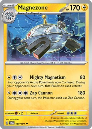 Magnezone 060/191  - Reverse Holofoil SV08 Surging Sparks - Uncommon