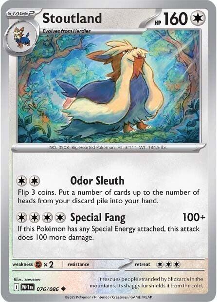 Stoutland 076/086 (SV: White Flare) 
