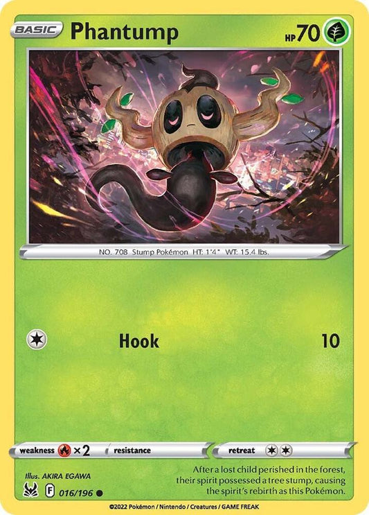Phantump 016/196 (SWSH11: Lost Origin) 