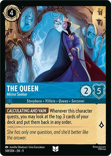 The Queen, Mirror Seeker 149/204 (Fabled)  - Cold Foil