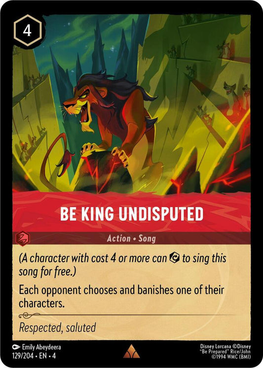 Be King Undisputed 129/204 (Ursula's Return)  - Cold Foil