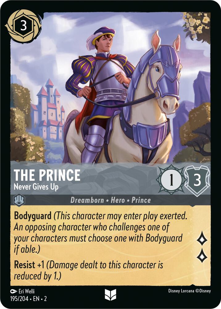 The Prince, Never Gives Up 195/204 (Rise of the Floodborn) 