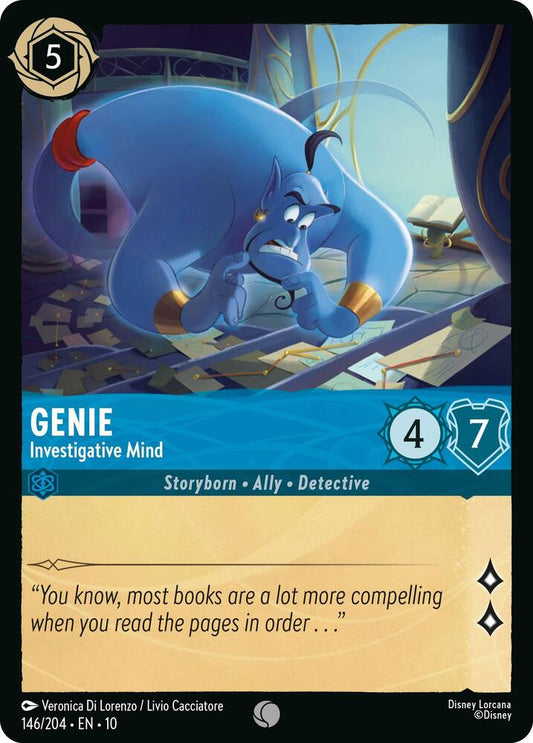 Genie Investigative Mind 146/204 (Whispers in the Well)  - Cold Foil