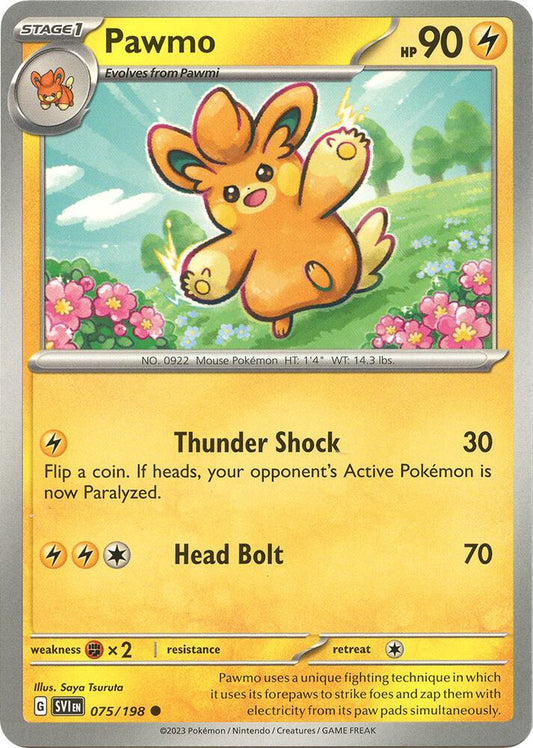 Pawmo 075/198 (SV01: Scarlet & Violet Base Set) 