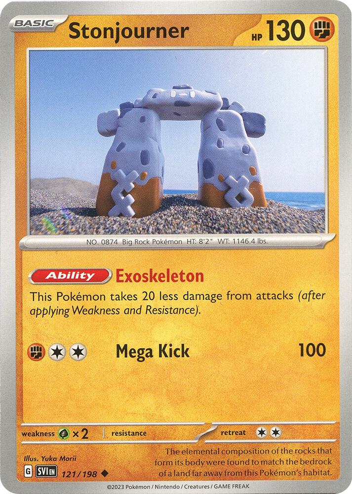 Stonjourner 121/198 (SV01: Scarlet & Violet Base Set) 