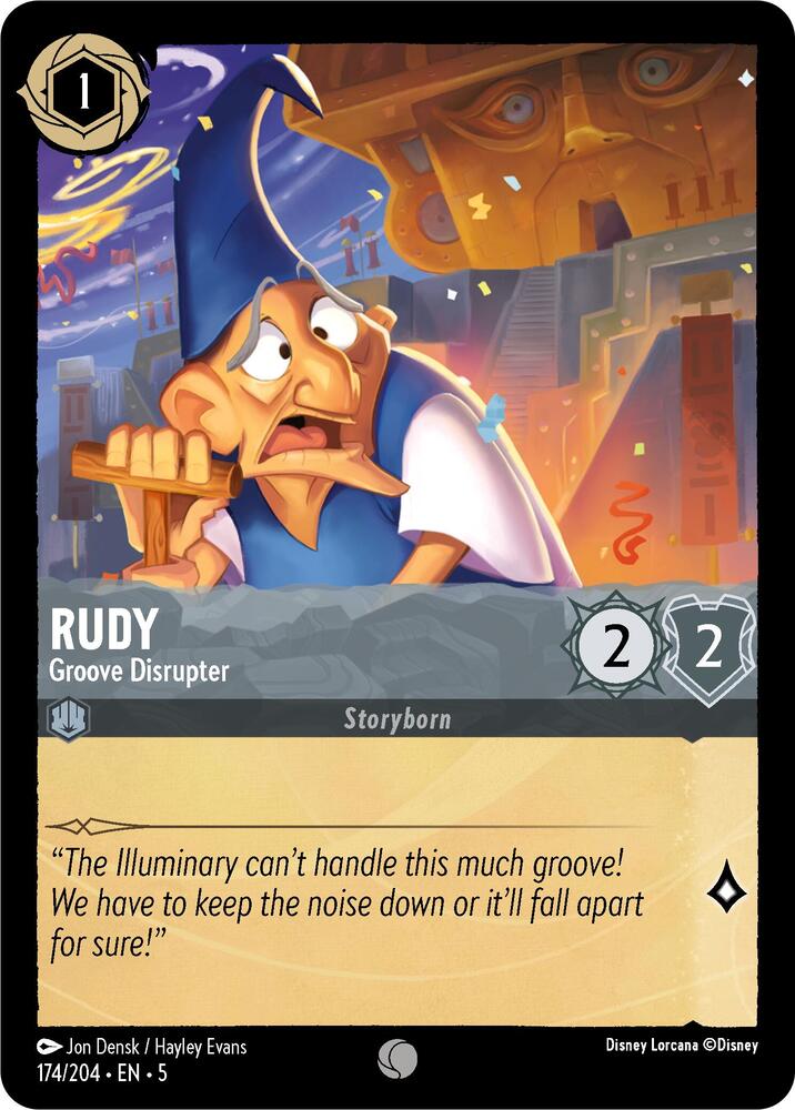 Rudy, Groove Disrupter 174/204 (Shimmering Skies)  - Cold Foil