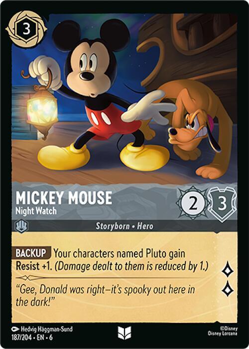Mickey Mouse Night Watch 187/204 (Azurite Sea) 