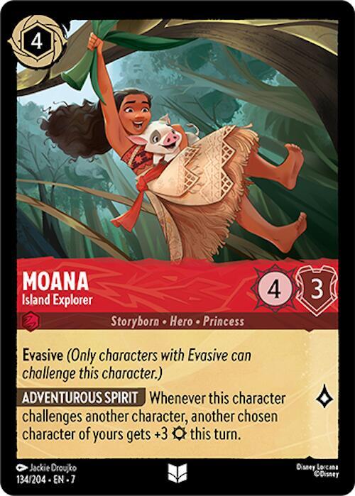 Moana, Island Explorer 134/204 (Archazia's Island)  - Cold Foil