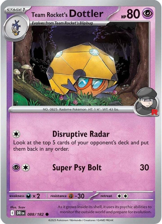 Team Rocket's Dottler 088/182 (SV10: Destined Rivals) 