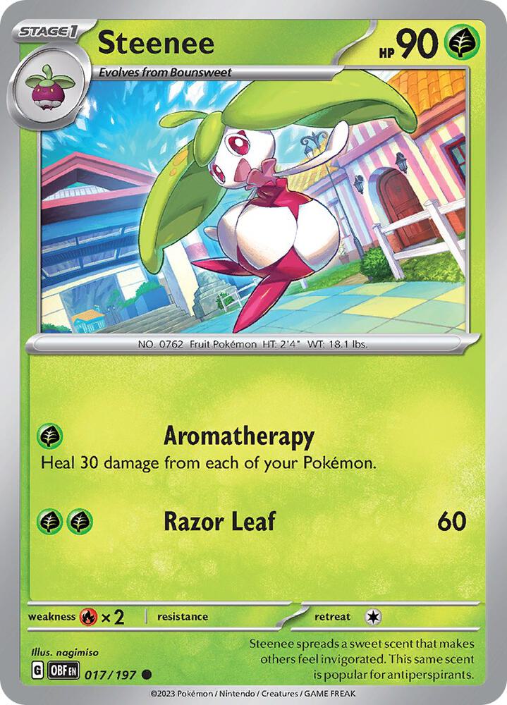 Steenee 017/197 (SV03: Obsidian Flames) 