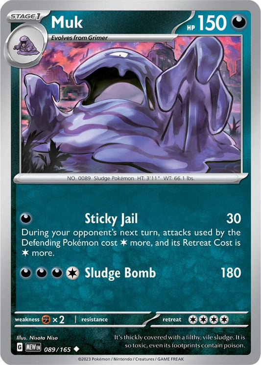 Muk 089/165 (SV: Scarlet & Violet 151) 