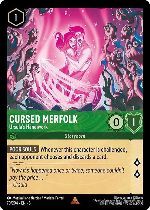 Cursed Merfolk Ursulas Handiwork 70/204 (Into the Inklands) 