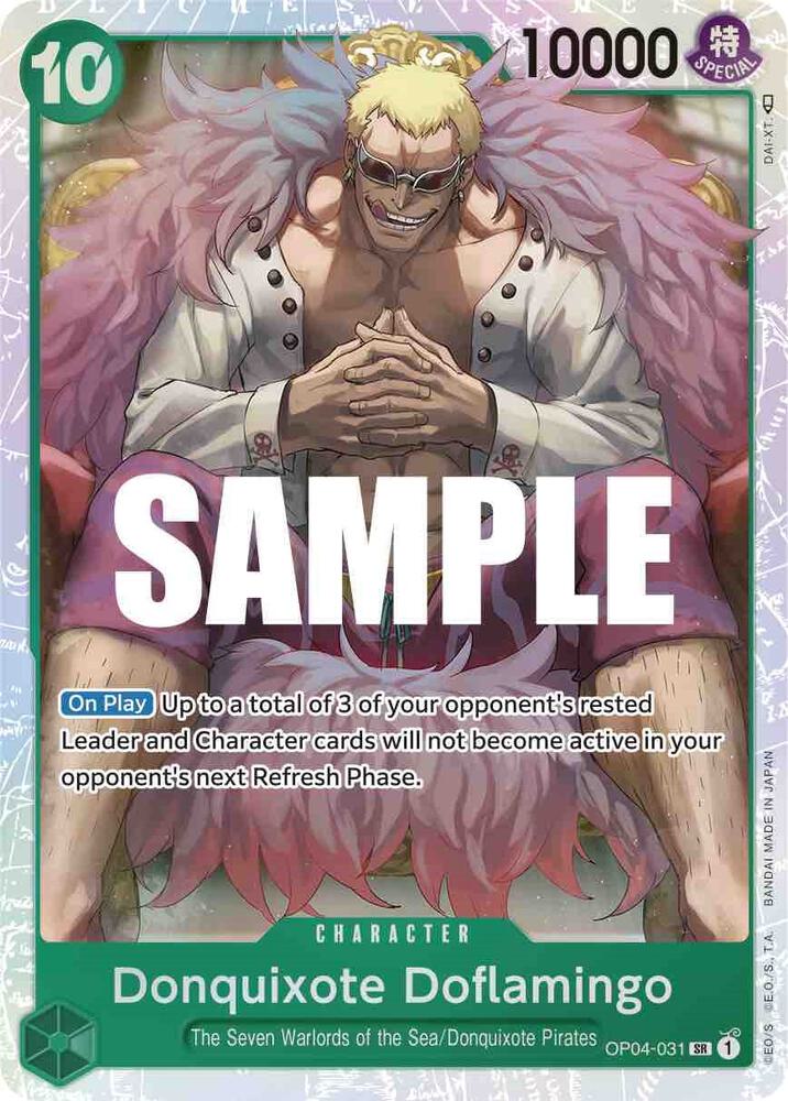 Donquixote Doflamingo 031 OP04-031 (Kingdoms of Intrigue)  - Foil