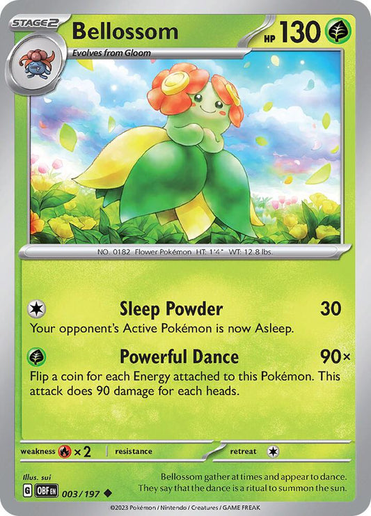 Bellossom 003/197 (SV03: Obsidian Flames) 
