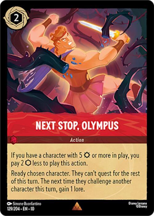 Next Stop, Olympus 129/204 (Whispers in the Well)  - Cold Foil
