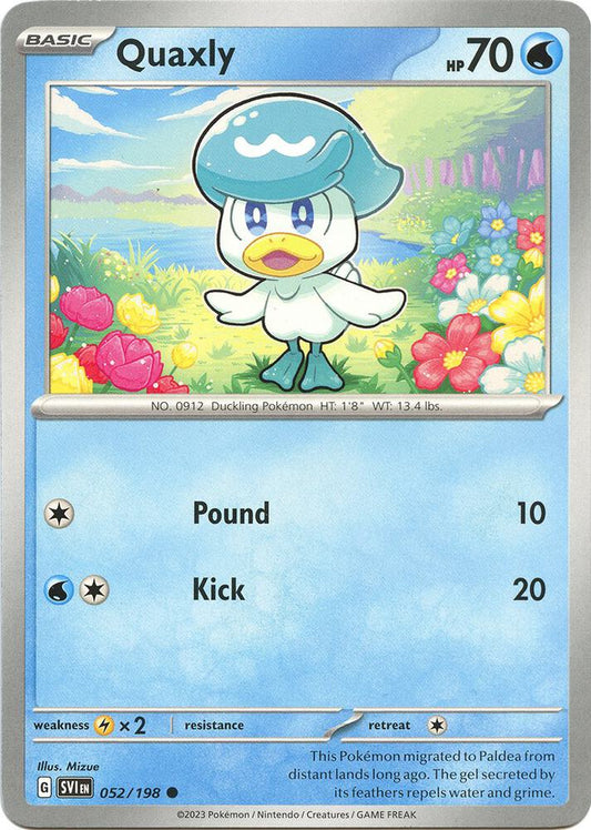 Quaxly 052/198 (SV01: Scarlet & Violet Base Set) 