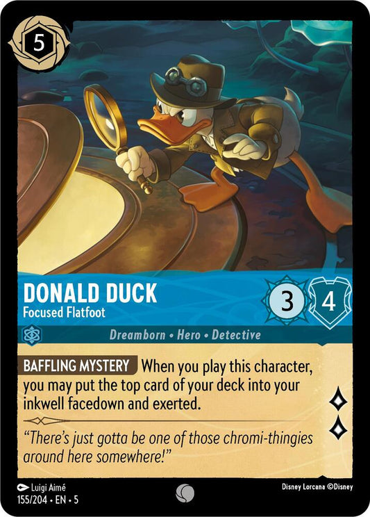Donald Duck Focused Flatfoot 155/204 (Shimmering Skies)  - Cold Foil