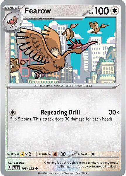 Fearow 103/132 (ME01: Mega Evolution) 