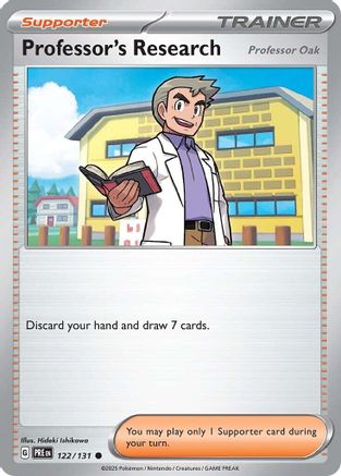 Professor's Research [Professor Oak] 122/131  SV Prismatic Evolutions - Common