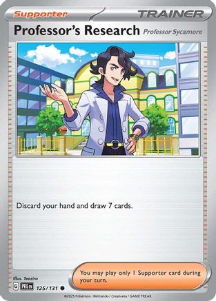 Professor's Research [Professor Sycamore] 125/131  SV Prismatic Evolutions - Common