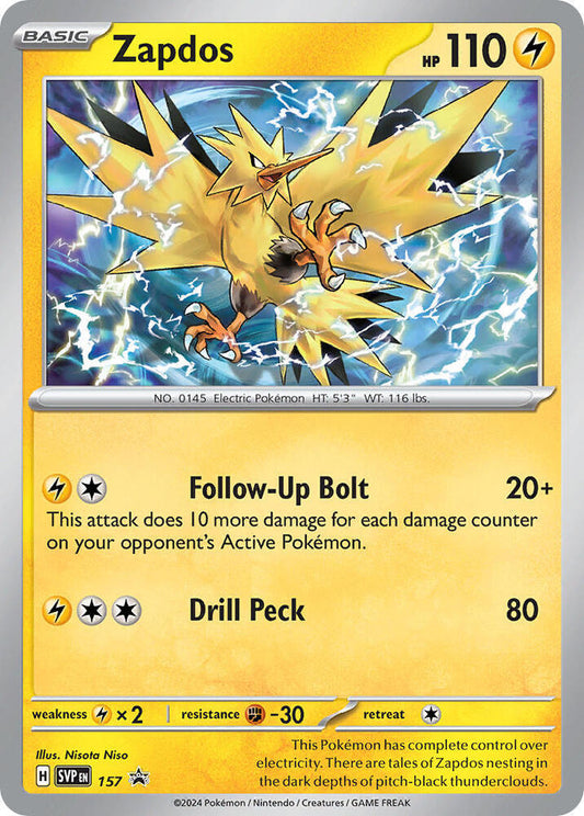 Zapdos 157 (SV: Scarlet & Violet Promo Cards)  - Holofoil