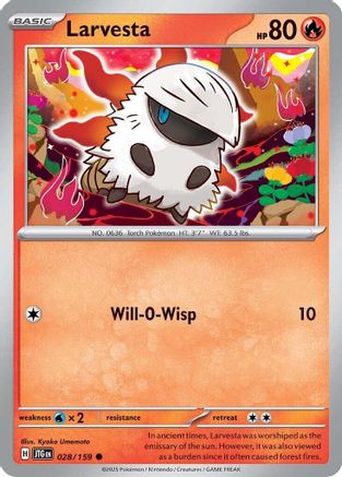 Larvesta 028/159  SV09 Journey Together - Common