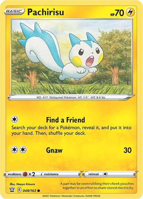 Pachirisu 049/163 (SWSH05: Battle Styles) 
