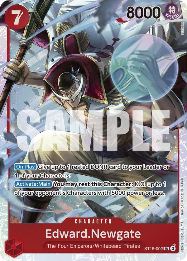 Edward.Newgate ST15-002 (Starter Deck 15: RED Edward.Newgate)  - Foil