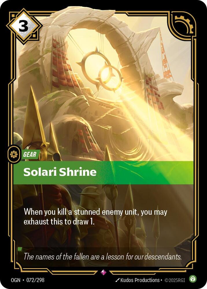 Solari Shrine 72/298 (Origins)  - Foil