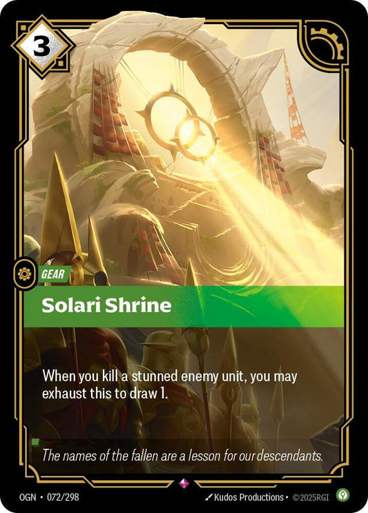 Solari Shrine 72/298 (Origins)  - Foil