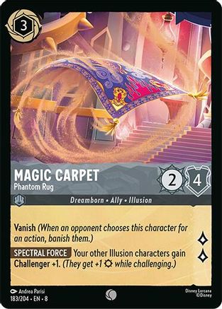 Magic Carpet - Phantom Rug (183/204) - Reign of Jafar Cold Foil