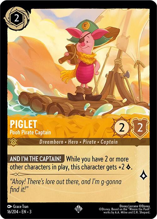 Piglet Pooh Pirate Captain 16/204 (Into the Inklands) 