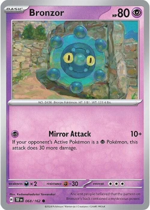 Bronzor 068/162 (SV05: Temporal Forces)  - Reverse Holofoil