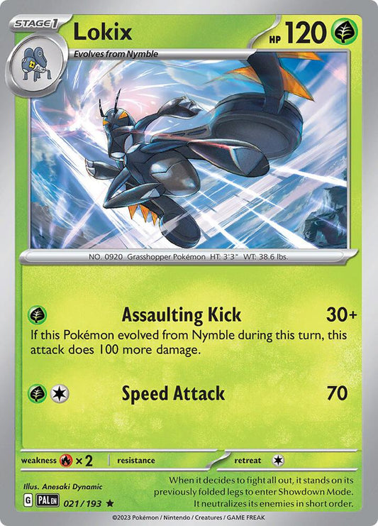 Lokix 021/193 (SV02: Paldea Evolved)  - Holofoil