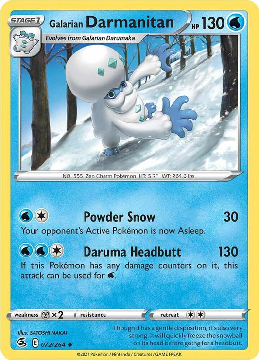 Galarian Darmanitan 072/264 (SWSH08: Fusion Strike) 