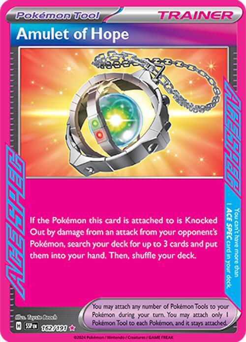 Amulet of Hope 162/191 (SV08: Surging Sparks)  - Holofoil